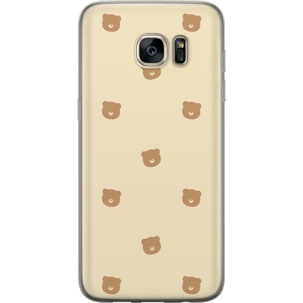 Mobilcover til Samsung Galaxy S7 edge med Bjørnemønster