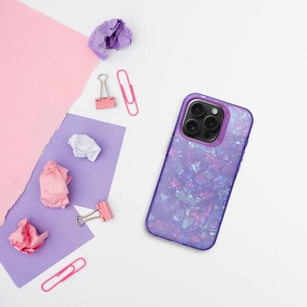 Telefontaske til iPhone 16e Tutti Frutti - Lilla