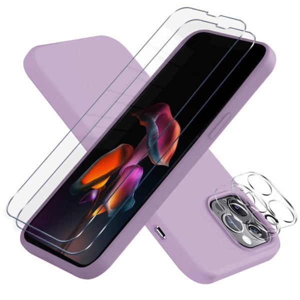 5-pack iPhone 13 Pro Max, 1x Skal, 2x Kameralinsskydd, 2x Härdat