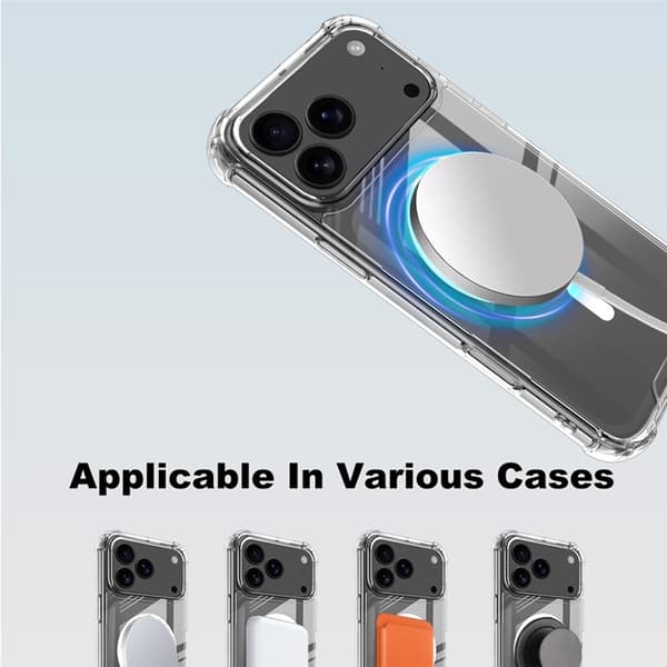 IMAK Mobilskal till iPhone 17 Pro MagSafe Shockproof - Clear Transparent