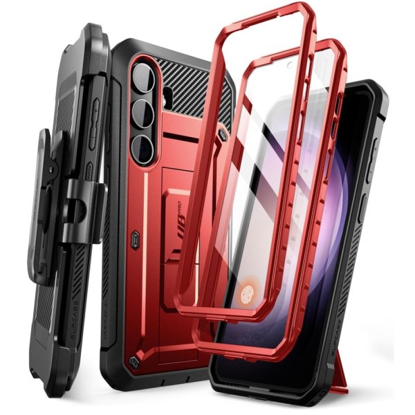 [2-Set] SupCase Galaxy S24 Mobilcover Unicorn Beetle Pro - Ruddy