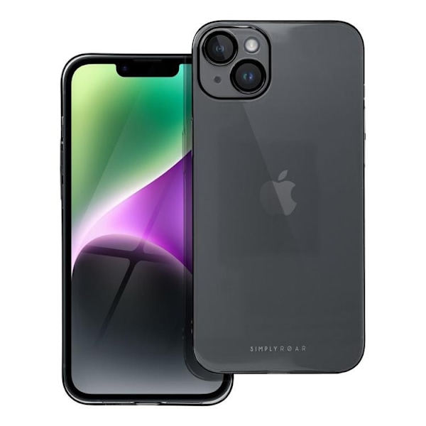 Roar iPhone 14 Plus Mobilskal Pure Simple Fit - Svart