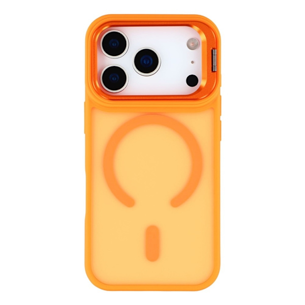 Mobilskal till iPhone 17 Pro Max MagSafe Lins Kickstand - Orange Orange