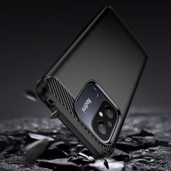 Tech-Protect MXiaomi Redmi 12C Mobiskal Carbon Silicone