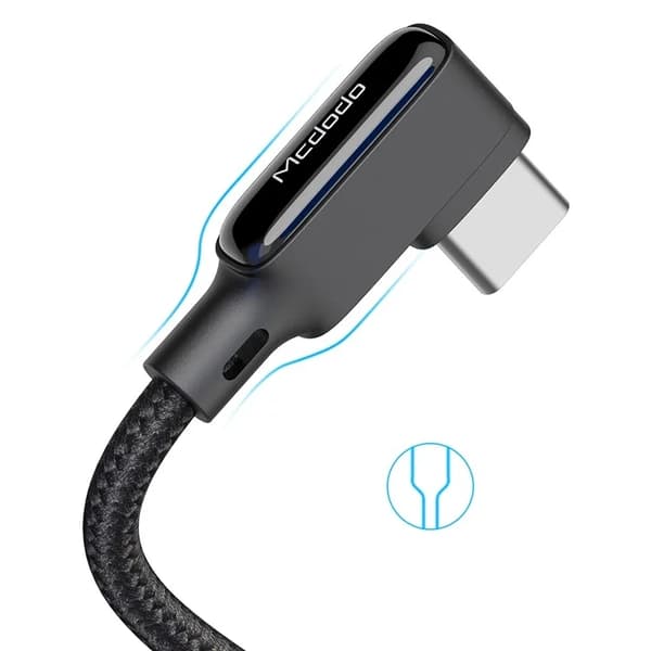MCDODO USB-A - USB-C Kabel 1.8M - Svart Svart