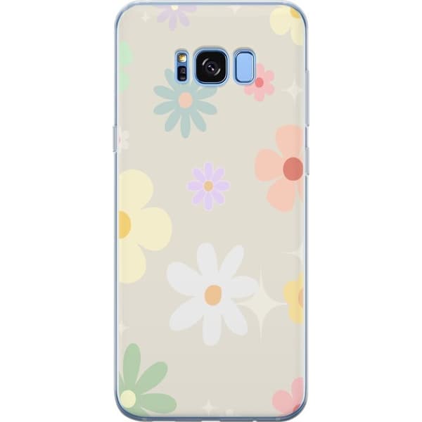 Mobilskal till Samsung Galaxy S8 med fejdande blommor