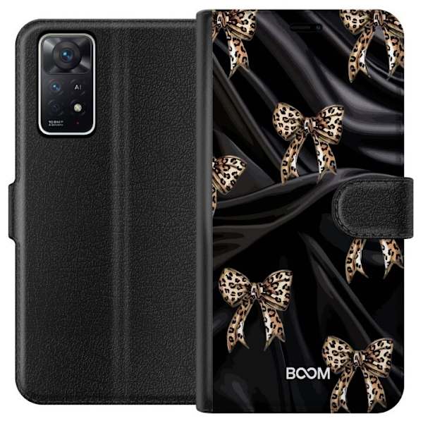 Plånboksfodral till Xiaomi Redmi Note 11 Pro 5G med Leopard Bow