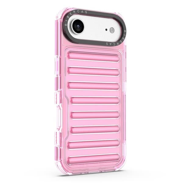 Mobilskal till iPhone Air Stripe Design Detachable - Ljusrosa Rosa