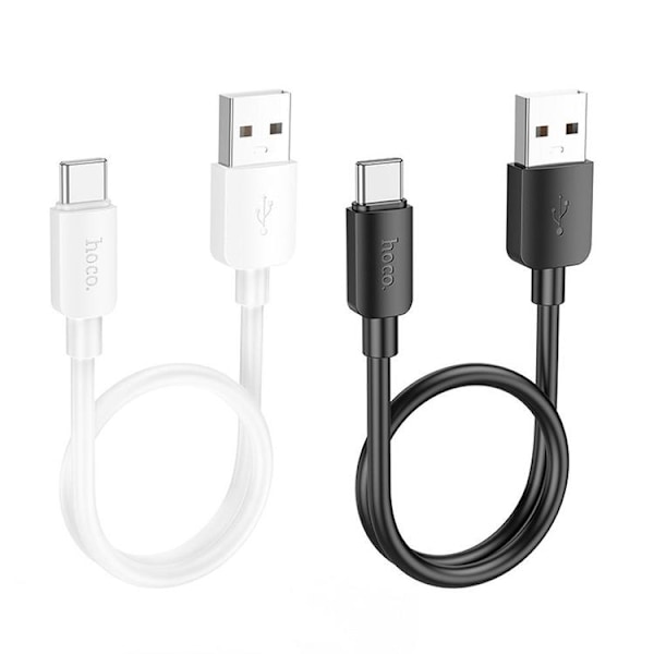 Hoco USB-C til USB-A Kabel 0.25m 27W - Sort Black