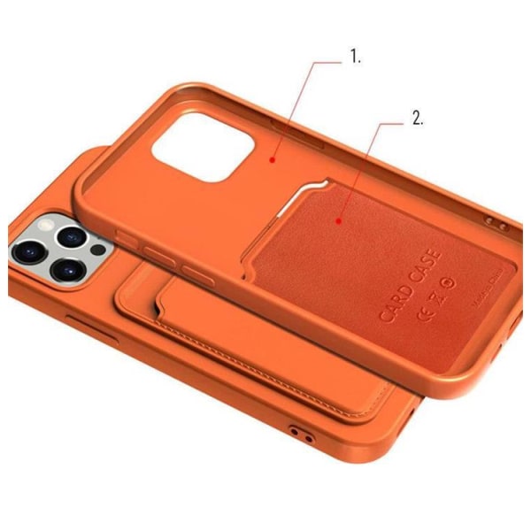 Silicone Korthållare Skal Xiaomi Redmi 10X 4G / Redmi Note 9 - M Grön