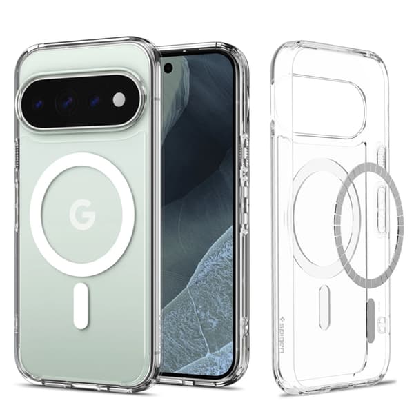 Spigen Mobilskal För Google Pixel 11 Pro Magsafe Ultra Hybrid - Clear/Vit Vit