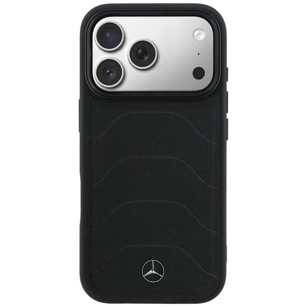 Mercedes Mobilskal För iPhone 17 Pro Max MagSafe Mesh with Bow Line - Svart Svart