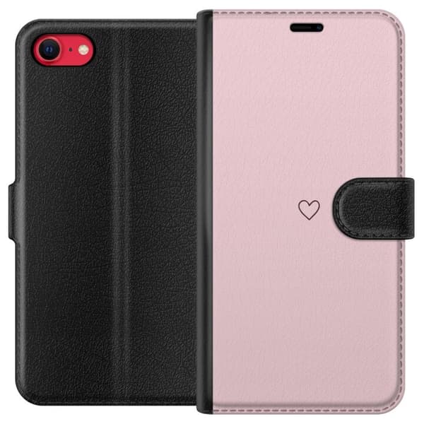 Plånboksfodral till Apple iPhone 8 med Litet Hjärta