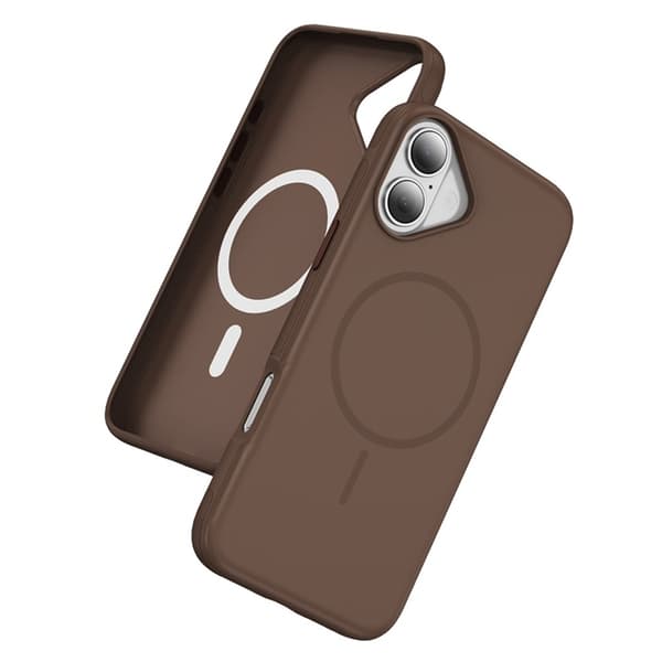 Mobilskal till iPhone 17 MagSafe PC + TPU Shockproof - Brun Brun