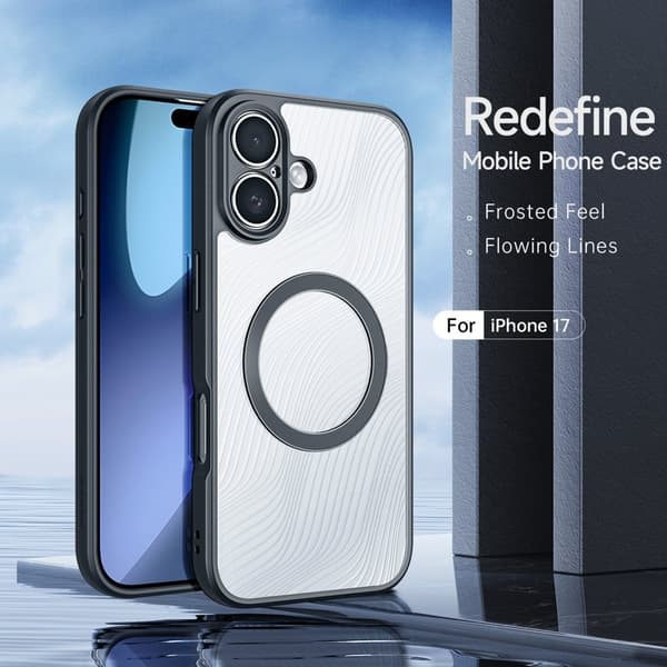 DUX DUCIS Aimo Series Mobilskal för iPhone 17 - PC+TPU - Svart
