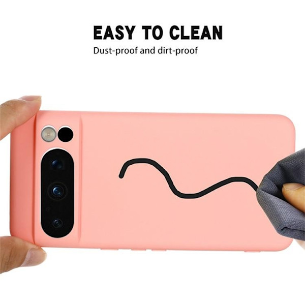 Google Pixel 8 Mobilskal Liquid Silikon - Svart