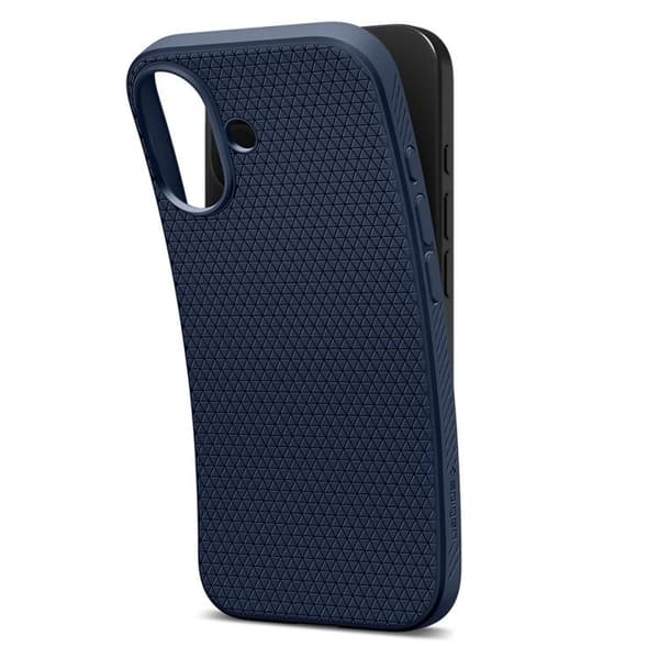 Spigen Mobilskal till iPhone 17 Liquid Air - Marinblå Blå