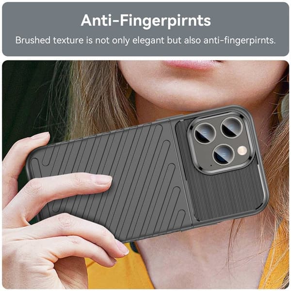 iPhone 14 Pro Skal Thunder Twill - Svart Svart