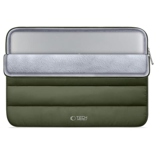 Tech-Protect Datorfodral 15"-16" Fluffy - Army Grön Grön