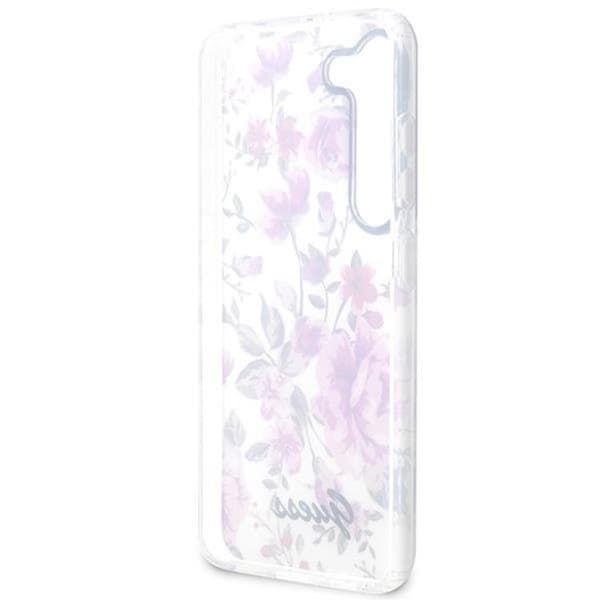 Guess Galaxy S23 Mobilskal Flower Collection - Hvid Vit