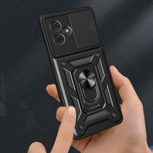 Tech-Protect Motorola Moto G54 Mobilskal Camshield Pro - Svart