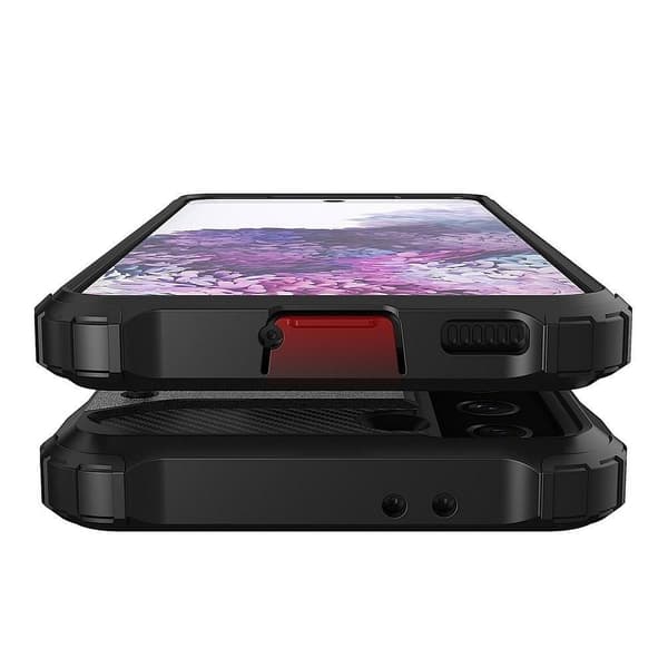Galaxy S21 Cover Forcell Armor Hårdplast - Sort Black