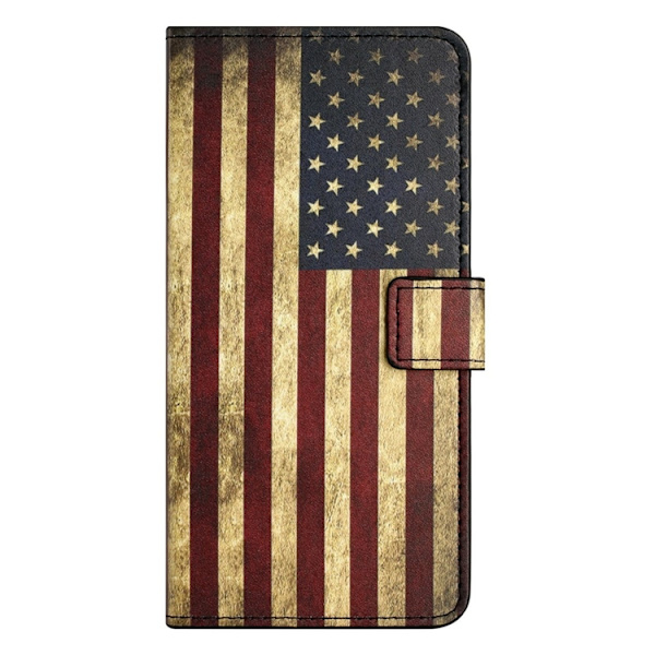 iPhone Air Konstläder Plånboksfodral Pattern Print Blå