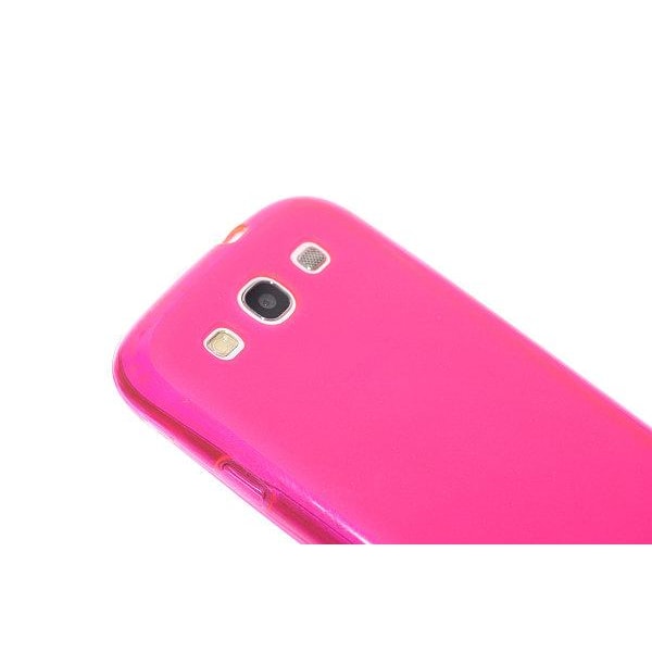 FlexiCase-kuori Samsung Galaxy S3 i9300:lle (vaaleanpunainen) Pink