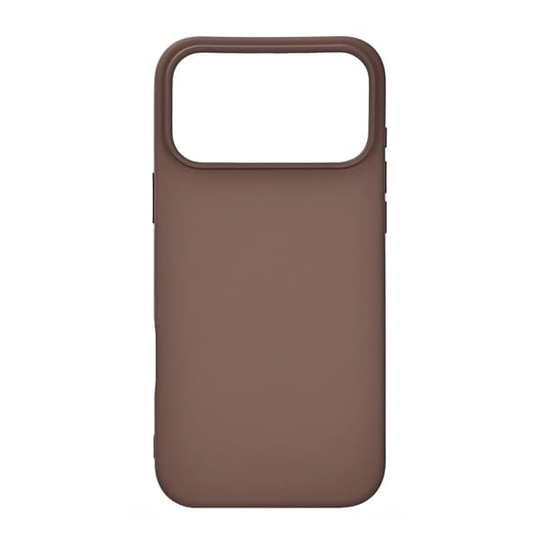 ONSALA Telefontaske til iPhone 17 Pro Max med Silikone Feel - Chokolade Brun