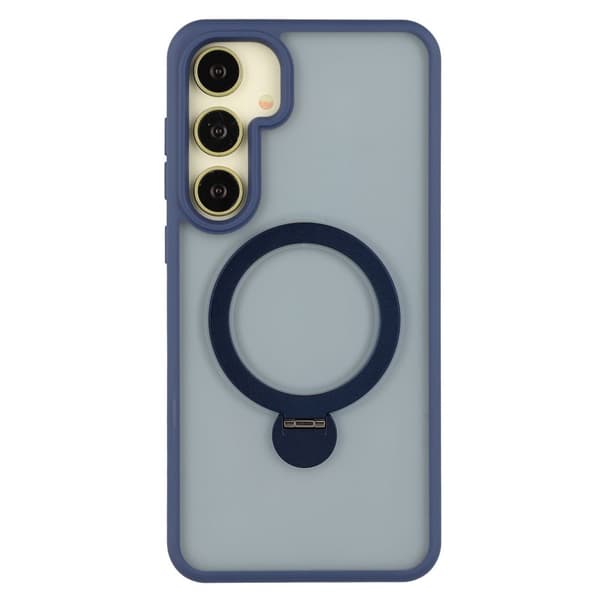 Mobilskal för Samsung Galaxy S26 Plus Magnetiskt Ring Kickstand TPU + PC - Blå