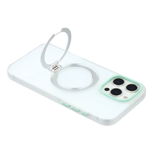 KIGC Mobilskal till iPhone 16 Pro Rotating Kickstand - Transparent Transparent