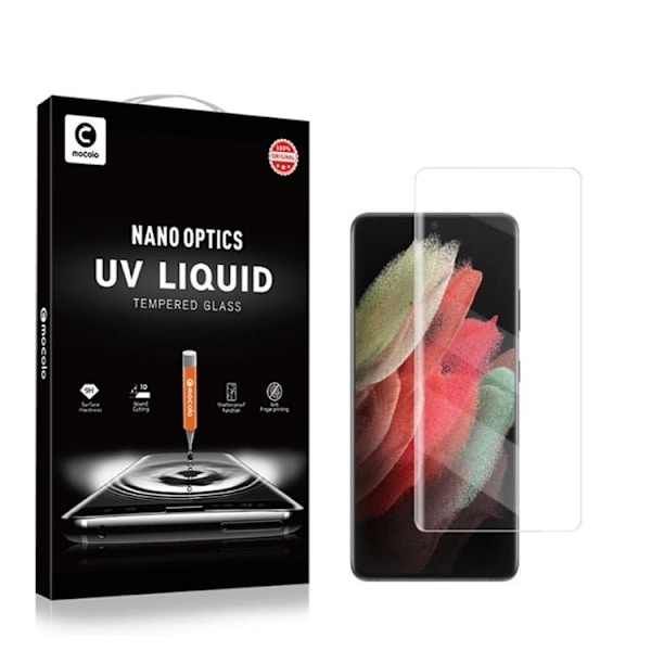 Mocolo UV 3D Curved Härdat Glas Skärmskydd Galaxy S22 Plus 5G