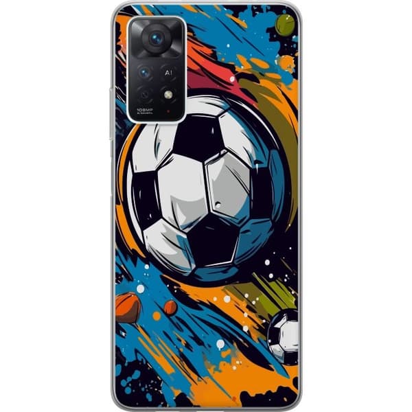 Mobilskal till Xiaomi Redmi Note 11 Pro 5G med Fotbollar