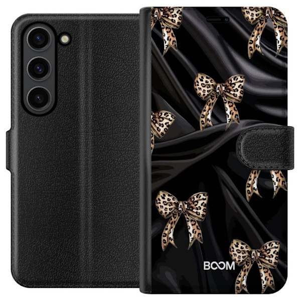 Plånboksfodral till Samsung Galaxy S24+ med Leopard Bow