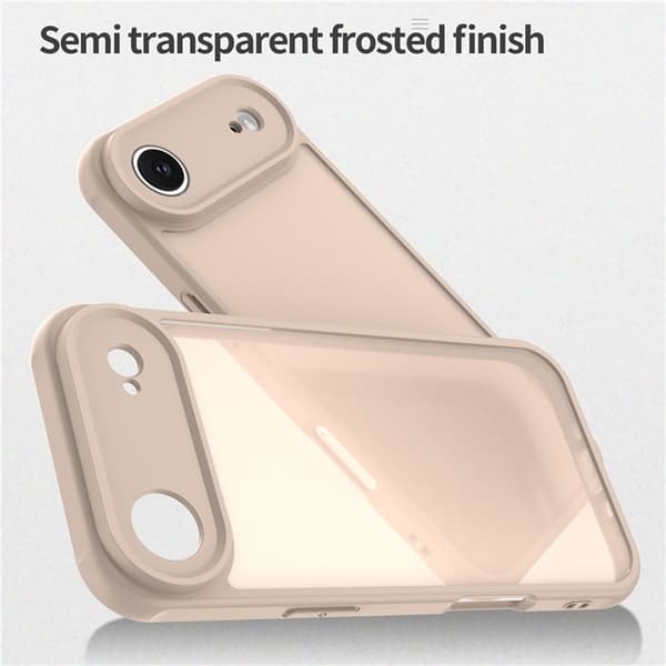 Mobilskal till iPhone Air Frostade krockkuddar Drop Proof - Orange Orange