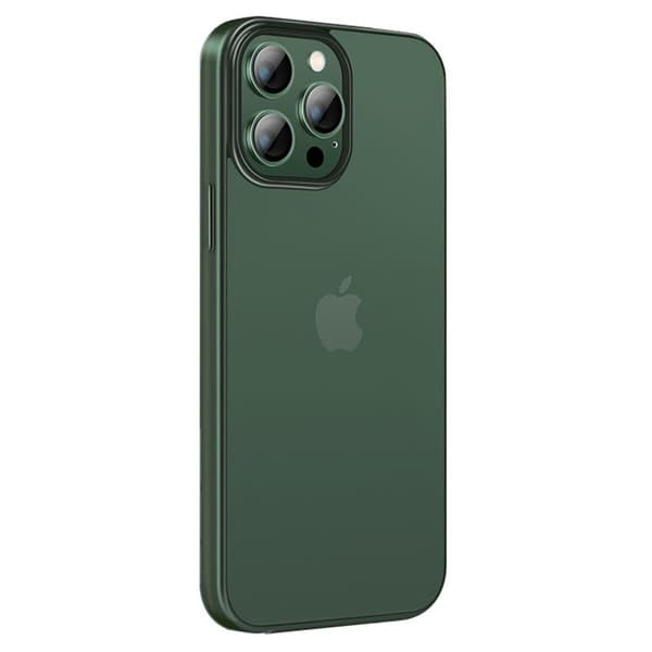 X-LEVEL Mobilskal till iPhone 15 Pro Transparent Anti-fingeravtryck Grön