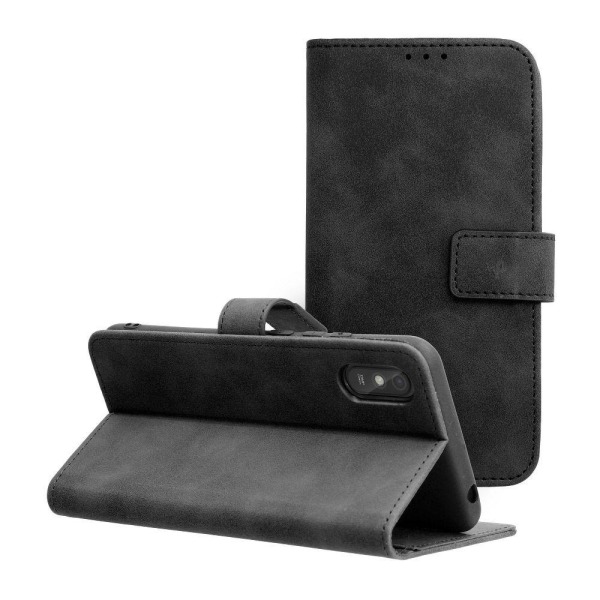 Redmi 9A/9AT Wallet Case Forcell Tender - musta