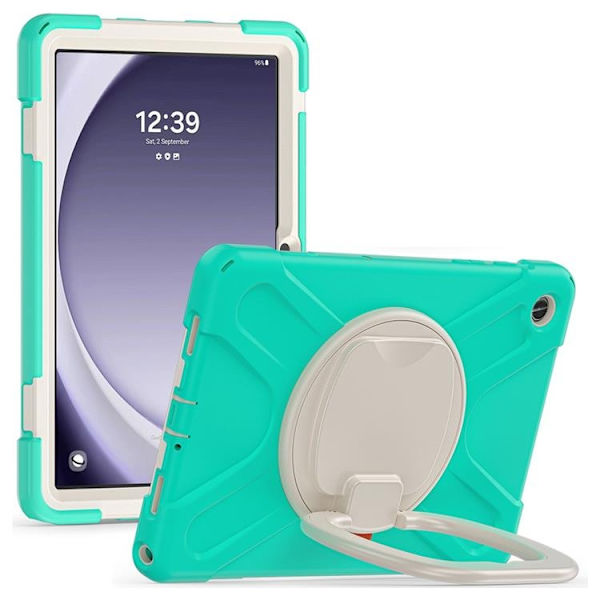 Mobilskal till Galaxy Tab A9 Plus Kickstand Handle Grip - Mintgrön Grön