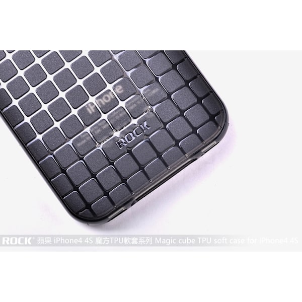 Rock Flexicase beskyttelse til Apple iPhone 4 og 4S (Clear) Transparent