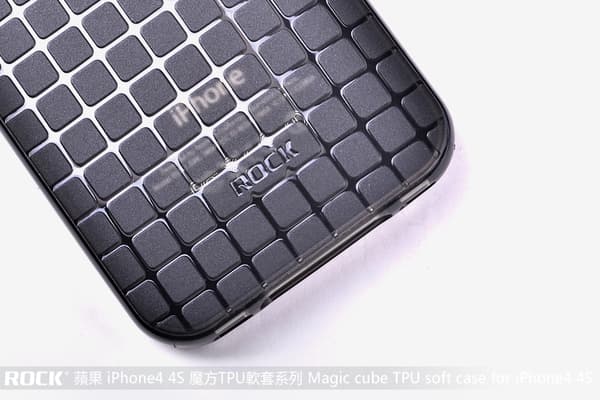 Rock Flexicase skydd till Apple iPhone 4 och 4S (Clear) Transparent