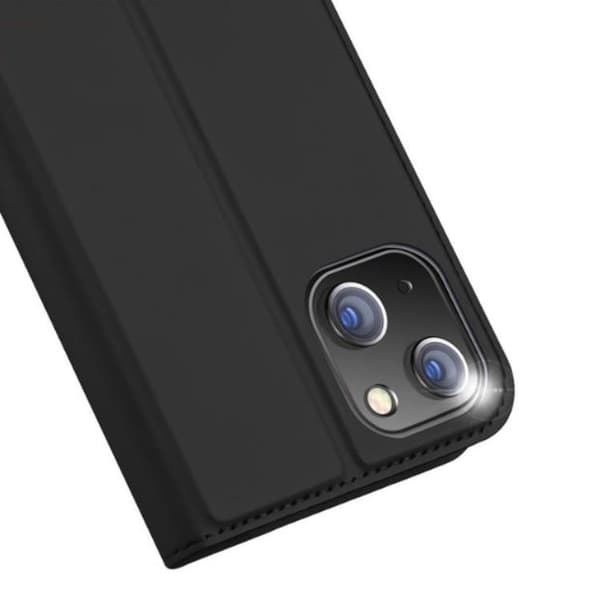 DUX DUCIS Skin Pro iPhone 15 Plus Plånboksfodral PU Läder - Svart Svart