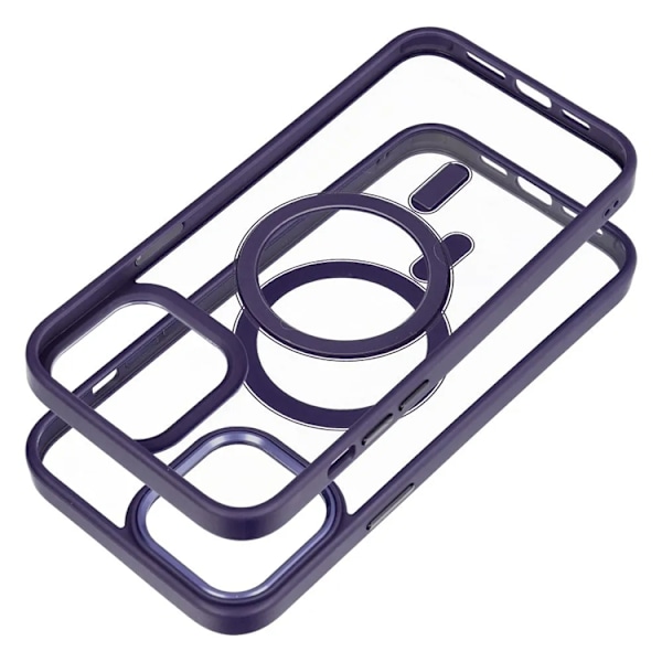 iPhone 13 Pro Max Mobilskal Magsafe Color Edge - Deep lila