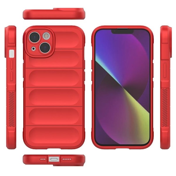 iPhone 14 Plus Skal Magic Shield Flexible Armored - Rød Röd