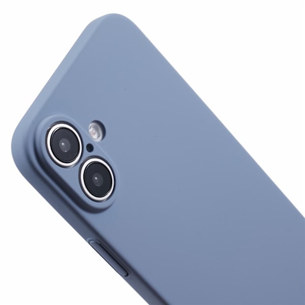 Mobilskal till iPhone 16 Plus Skin-Touch Rubberized PC - Lavendelgrå Grå