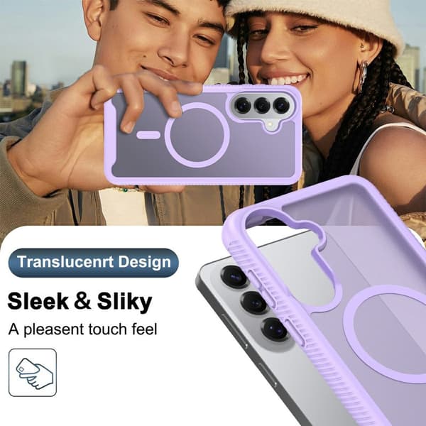 Mobilskal för Samsung Galaxy S26 Plus Magnetiskt 2 i 1 PC + TPU - Lila