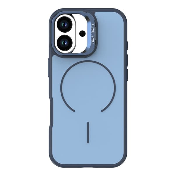 Mobilskal till iPhone 17 MagSafe Skin-Touch Kickstand - Blå Blå