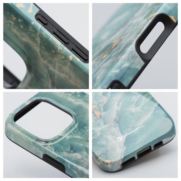 Forcell Mobilskal till iPhone 16 Plus MagSafe Mirage - Grön Marble Grön