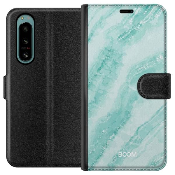 Plånboksfodral till Sony Xperia 5 IV med Mint Marble