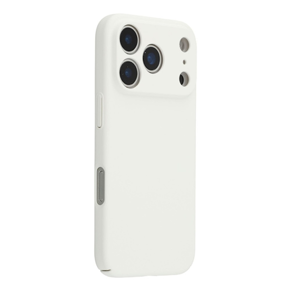 Mobilskal till iPhone 17 Pro Max Skin-Touch Rubberized - Vit Vit