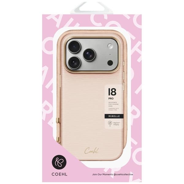 UNIQ Mobilskal För iPhone 18 Pro Max/17 Pro Max Coehl Mirelle - Rosa